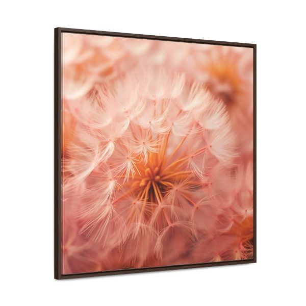 Lovely Fuzzy Fluff in Peach 01 - Gallery Canvas Wraps, Square Frame - Image 76