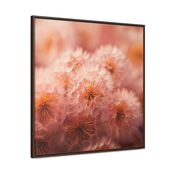 Lovely Fuzzy Fluff in Peach 02 - Gallery Canvas Wraps, Square Frame - Image 76