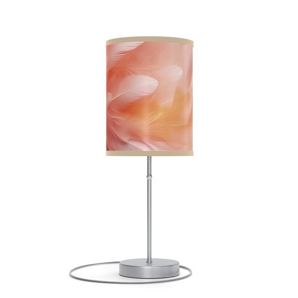 Lovely Fuzzy Feathers in Peach 02 - Lamp on a Stand, US|CA plug - Image 7