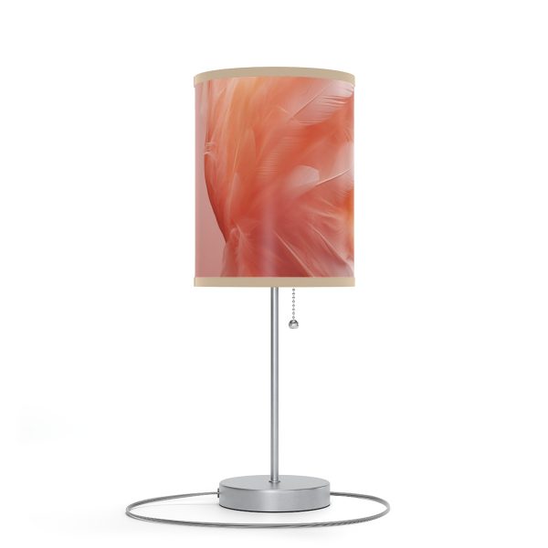 Lovely Fuzzy Feathers in Peach 02 - Lamp on a Stand, US|CA plug - Image 9