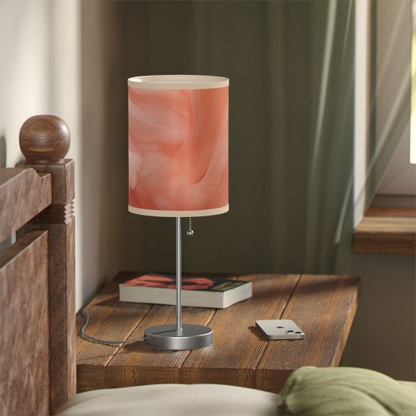 Lovely Fuzzy Feathers in Peach 01 - Lamp on a Stand, US|CA plug - Image 11