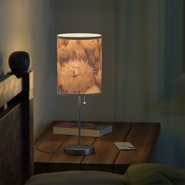 Dandelion Dream in Sunkissed Peach - Lamp on a Stand, US|CA plug - Image 12