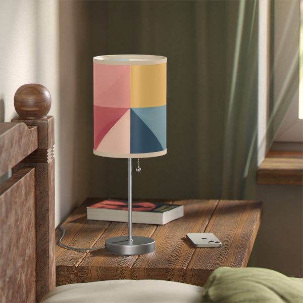 Soft Geometric Pyramid 01 - Lamp on a Stand, US|CA plug - Image 11