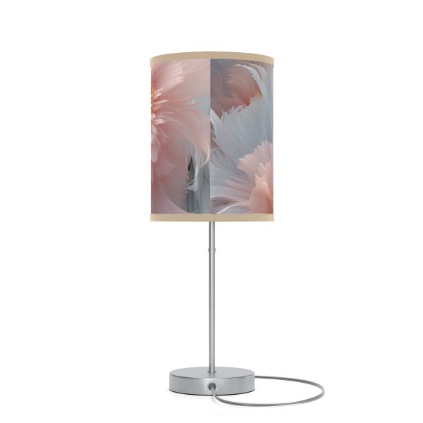 Powder Pink and Baby Blue Feathery Floral - Lamp on a Stand, US|CA plug - Image 8