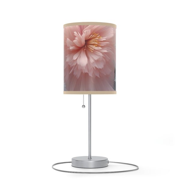 Powder Pink and Baby Blue Feathery Floral - Lamp on a Stand, US|CA plug - Image 10