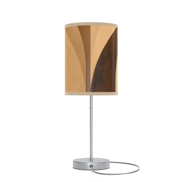 Soft Geometric Archways in Honey Yellow Tone - Lamp on a Stand, US|CA plug - Image 8