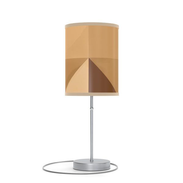 Soft Geometric Pyramid 02 in Honey Yellow Tone - Lamp on a Stand, US|CA plug - Image 7