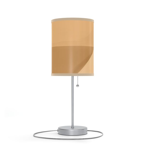 Soft Geometric Pyramid 02 in Honey Yellow Tone - Lamp on a Stand, US|CA plug - Image 9