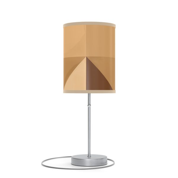 Soft Geometric Pyramid 03 in Honey Yellow Tone - Lamp on a Stand, US|CA plug - Image 7