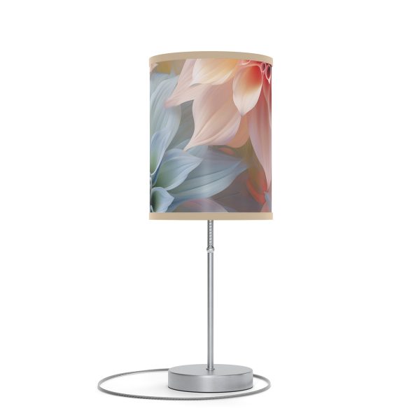 Pastel Fantasy Baroque Floral 02 - Lamp on a Stand, US|CA plug - Image 7