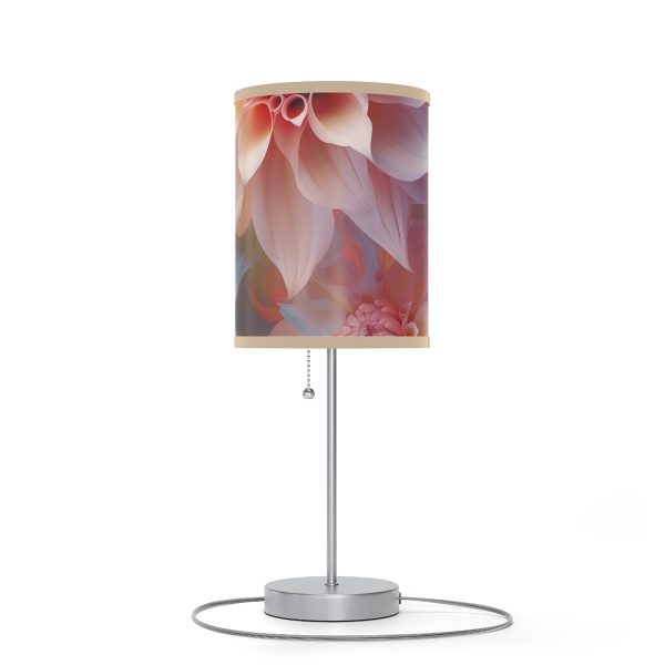 Pastel Fantasy Baroque Floral 02 - Lamp on a Stand, US|CA plug - Image 10