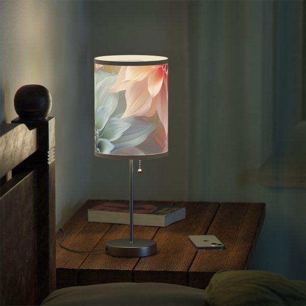 Pastel Fantasy Baroque Floral 02 - Lamp on a Stand, US|CA plug - Image 12