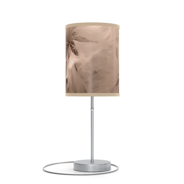 Soft Fantasy Feather Puffs in Peach Puree Tone - Lamp on a Stand, US|CA plug - Image 7