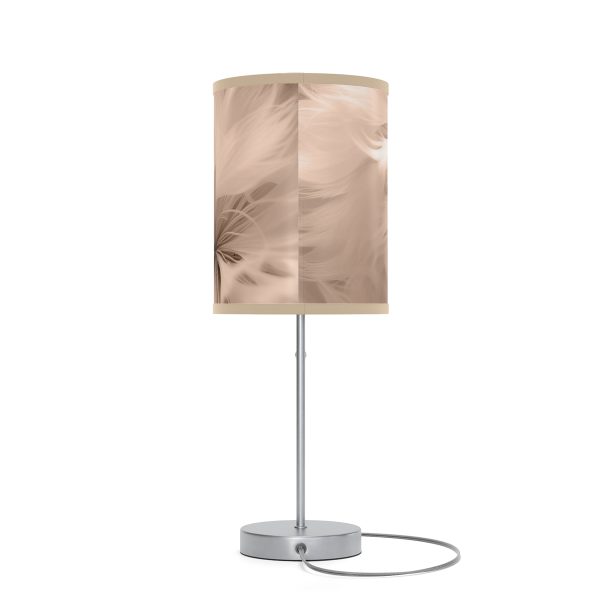 Soft Fantasy Feather Puffs in Peach Puree Tone - Lamp on a Stand, US|CA plug - Image 8