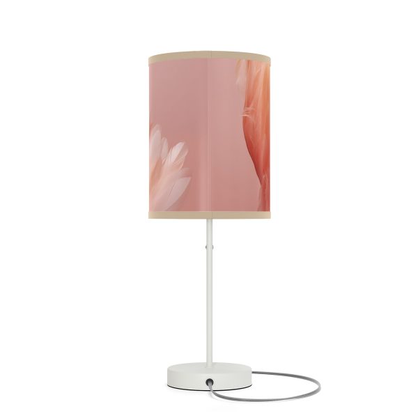 Lovely Fuzzy Feathers in Peach 02 - Lamp on a Stand, US|CA plug - Image 2