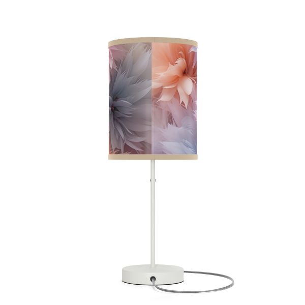 Pastel Palette Fantasy Feather Puffs - Lamp on a Stand, US|CA plug - Image 2