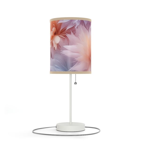 Pastel Palette Fantasy Feather Puffs - Lamp on a Stand, US|CA plug - Image 3