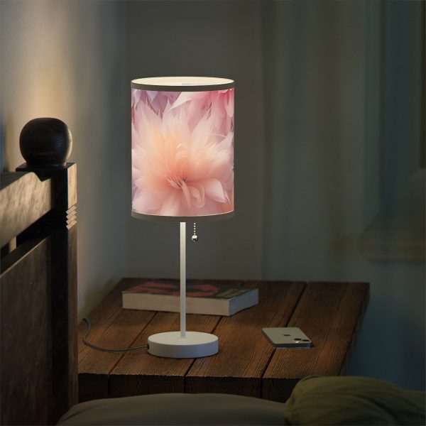 Pastel Palette Fantasy Feather Puffs - Lamp on a Stand, US|CA plug - Image 6