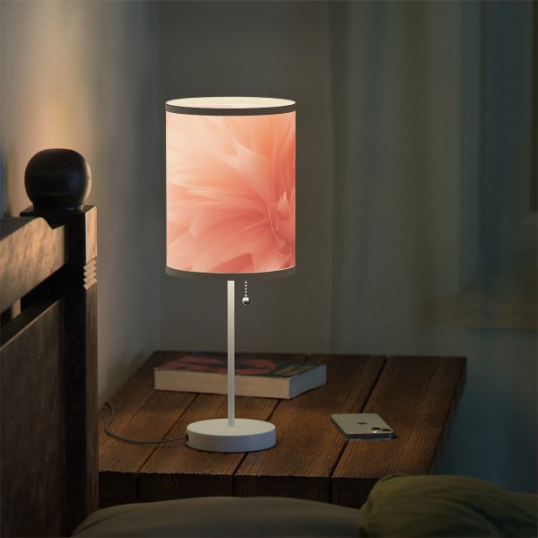 Lovely Fuzzy Buds in Peach 03 - Lamp on a Stand, US|CA plug - Image 6