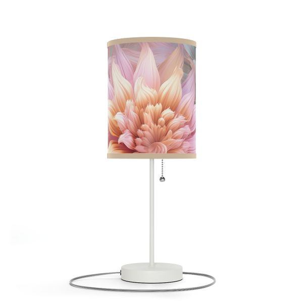 Pastel Fantasy Baroque Floral 03 - Lamp on a Stand, US|CA plug - Image 15