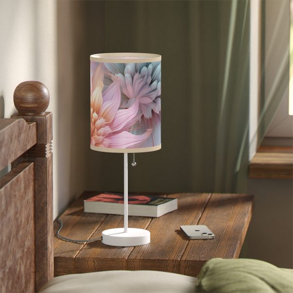 Pastel Fantasy Baroque Floral 03 - Lamp on a Stand, US|CA plug - Image 17