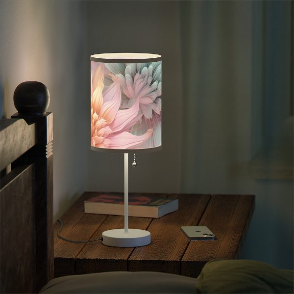 Pastel Fantasy Baroque Floral 03 - Lamp on a Stand, US|CA plug - Image 18