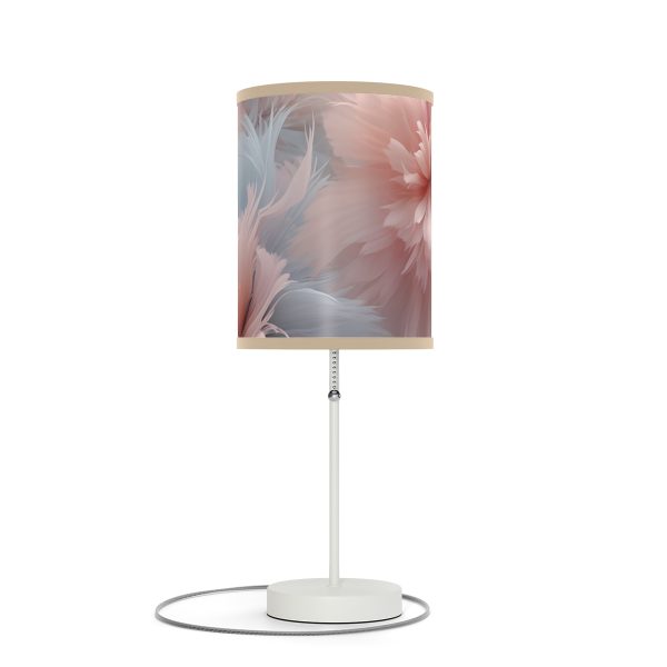 Powder Pink and Baby Blue Feathery Floral - Lamp on a Stand, US|CA plug - Image 13