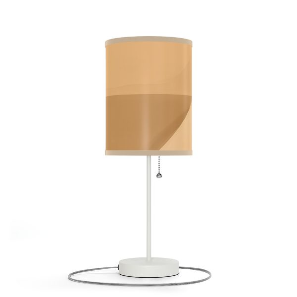 Soft Geometric Pyramid 02 in Honey Yellow Tone - Lamp on a Stand, US|CA plug - Image 15