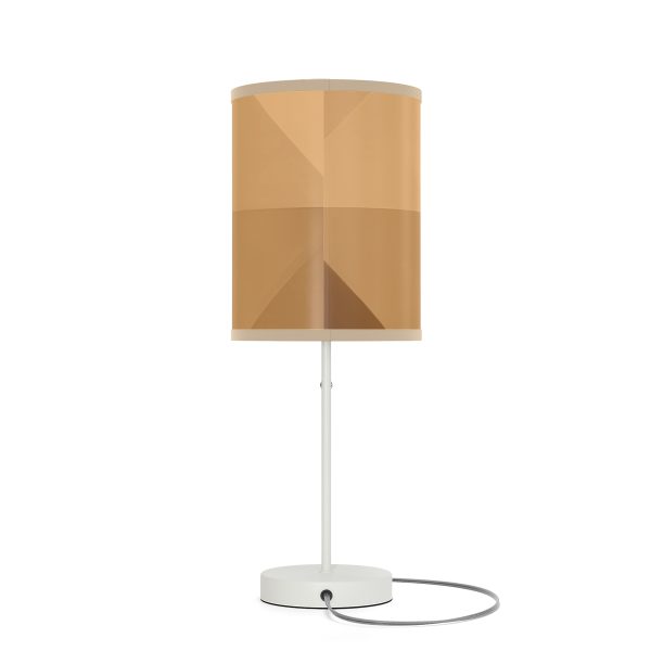 Soft Geometric Pyramid 03 in Honey Yellow Tone - Lamp on a Stand, US|CA plug - Image 2