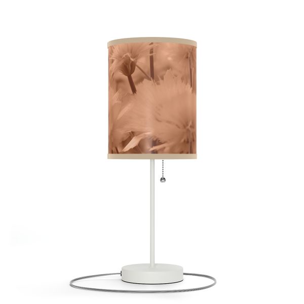 Fuzzy Dandelion Fantasy in Peach Fuzz Tone - Lamp on a Stand, US|CA plug - Image 3