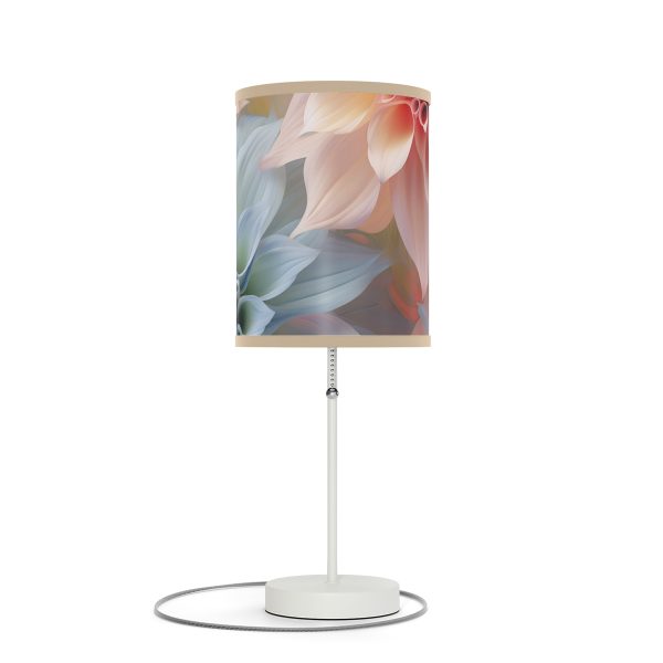 Pastel Fantasy Baroque Floral 02 - Lamp on a Stand, US|CA plug