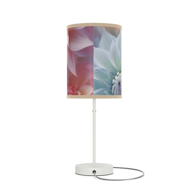 Pastel Fantasy Baroque Floral 02 - Lamp on a Stand, US|CA plug - Image 2