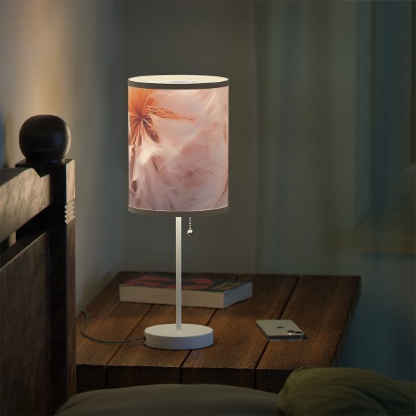 Soft Fantasy Feather Puffs - Lamp on a Stand, US|CA plug - Image 6