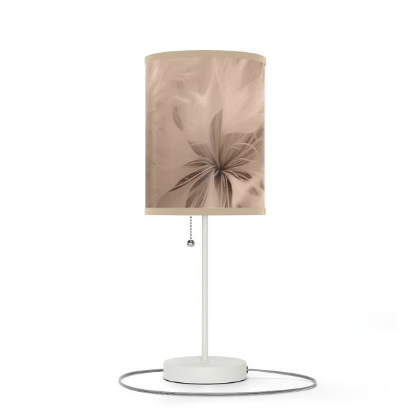 Soft Fantasy Feather Puffs in Peach Puree Tone - Lamp on a Stand, US|CA plug - Image 4