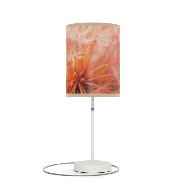 Lovely Fuzzy Fluff in Peach 01 - Lamp on a Stand, US|CA plug