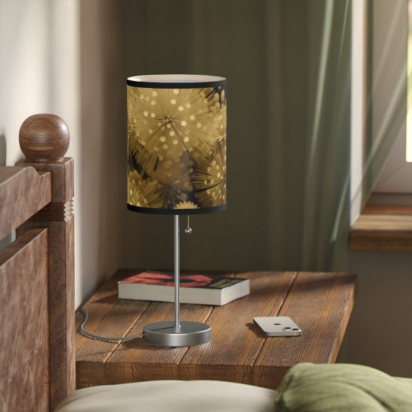 Fine and Dandy Motif in Sauterne Tone - Lamp on a Stand, US|CA plug - Image 17