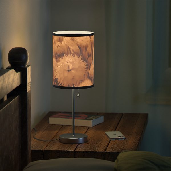 Dandelion Dream in Sunkissed Peach - Lamp on a Stand, US|CA plug - Image 18