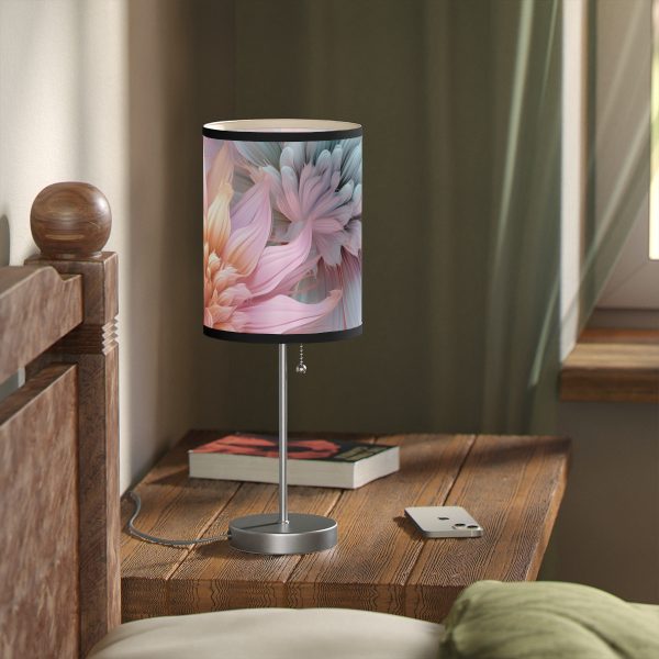 Pastel Fantasy Baroque Floral 03 - Lamp on a Stand, US|CA plug - Image 23