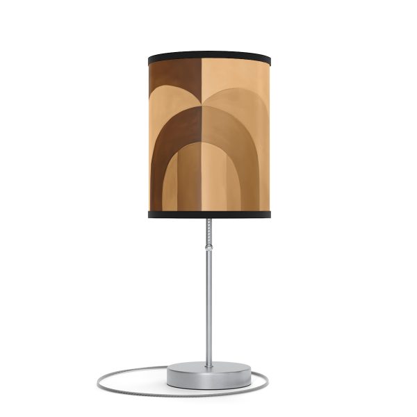 Soft Geometric Archways in Honey Yellow Tone - Lamp on a Stand, US|CA plug - Image 13