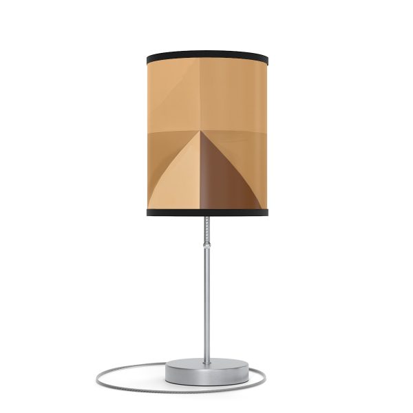 Soft Geometric Pyramid 02 in Honey Yellow Tone - Lamp on a Stand, US|CA plug - Image 19