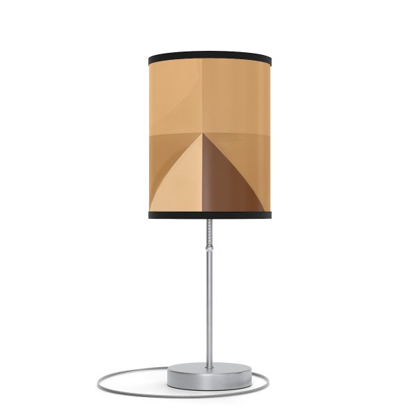 Soft Geometric Pyramid 03 in Honey Yellow Tone - Lamp on a Stand, US|CA plug - Image 13