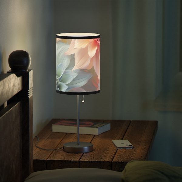 Pastel Fantasy Baroque Floral 02 - Lamp on a Stand, US|CA plug - Image 18