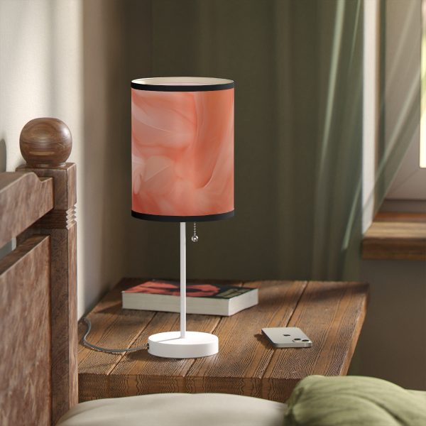 Lovely Fuzzy Feathers in Peach 01 - Lamp on a Stand, US|CA plug - Image 23