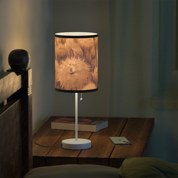 Dandelion Dream in Sunkissed Peach - Lamp on a Stand, US|CA plug - Image 24