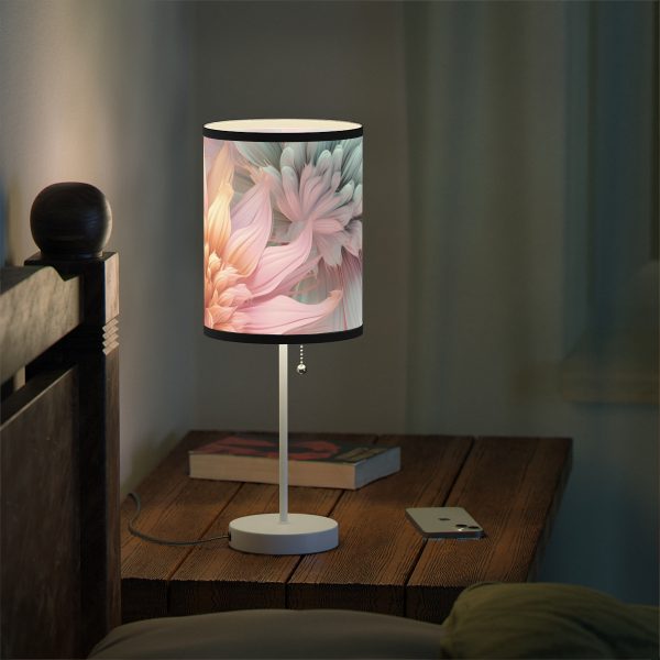 Pastel Fantasy Baroque Floral 03 - Lamp on a Stand, US|CA plug - Image 30