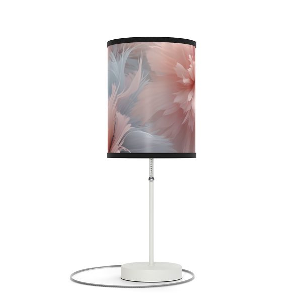 Powder Pink and Baby Blue Feathery Floral - Lamp on a Stand, US|CA plug - Image 19