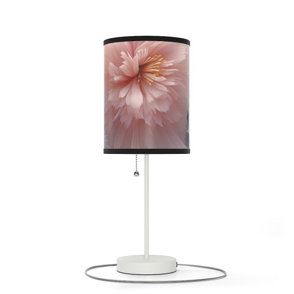 Powder Pink and Baby Blue Feathery Floral - Lamp on a Stand, US|CA plug - Image 22