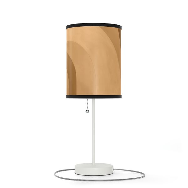 Soft Geometric Archways in Honey Yellow Tone - Lamp on a Stand, US|CA plug - Image 22