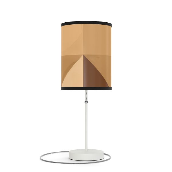 Soft Geometric Pyramid 03 in Honey Yellow Tone - Lamp on a Stand, US|CA plug - Image 19