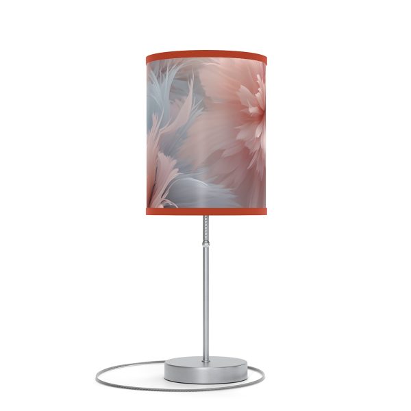 Powder Pink and Baby Blue Feathery Floral - Lamp on a Stand, US|CA plug - Image 25